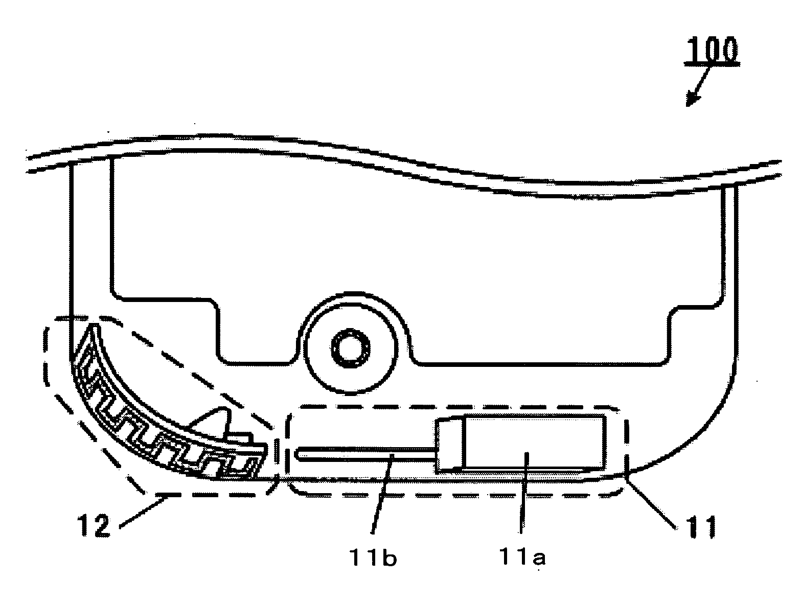 Antenna device and radio communication terminal