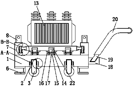 Oil-immersed transformer and heat dissipation system thereof