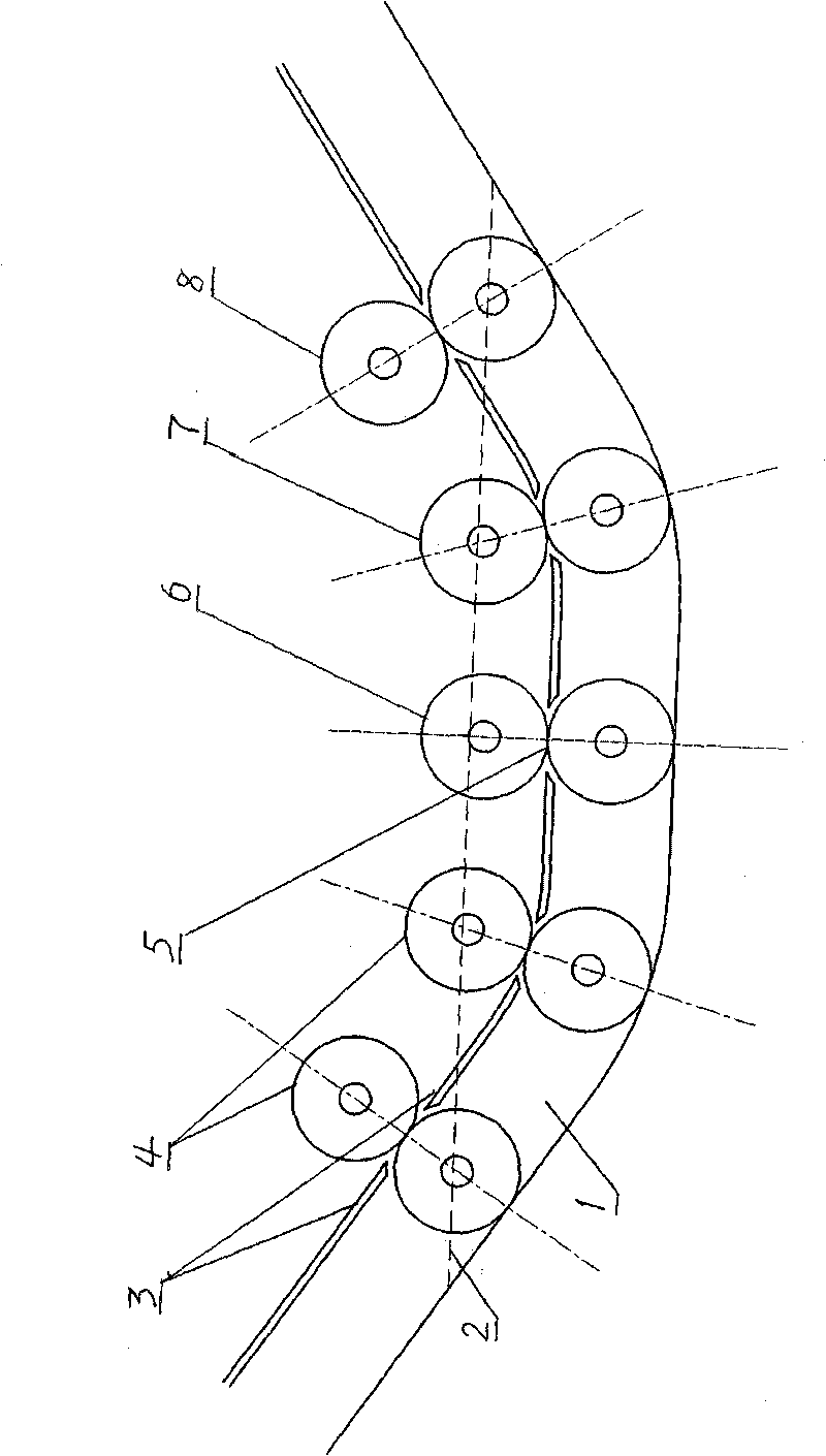 Miscanthus floridulus stalk gluing device and method