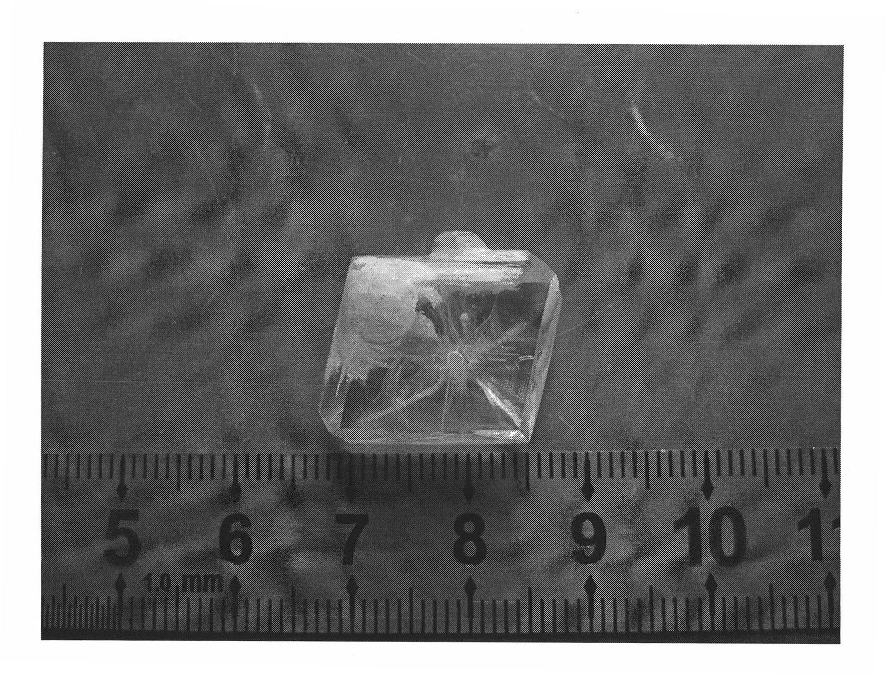 Nonlinear optical crystal of potassium borate chloride compound and preparation method as well as application thereof