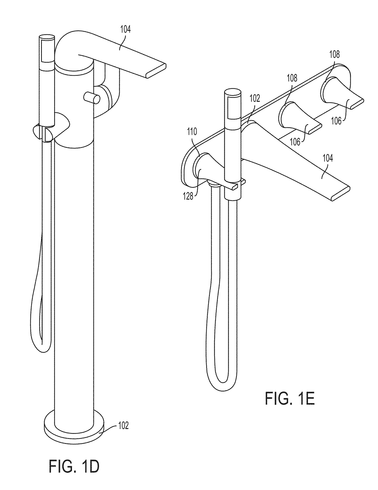 Interchangeable annular devices for plumbing fixture assemblies