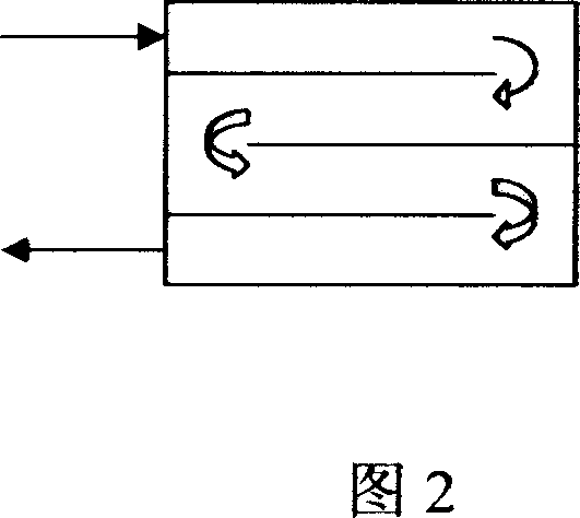 Liquid holding bath side-placed smoke gas desulfurization unit