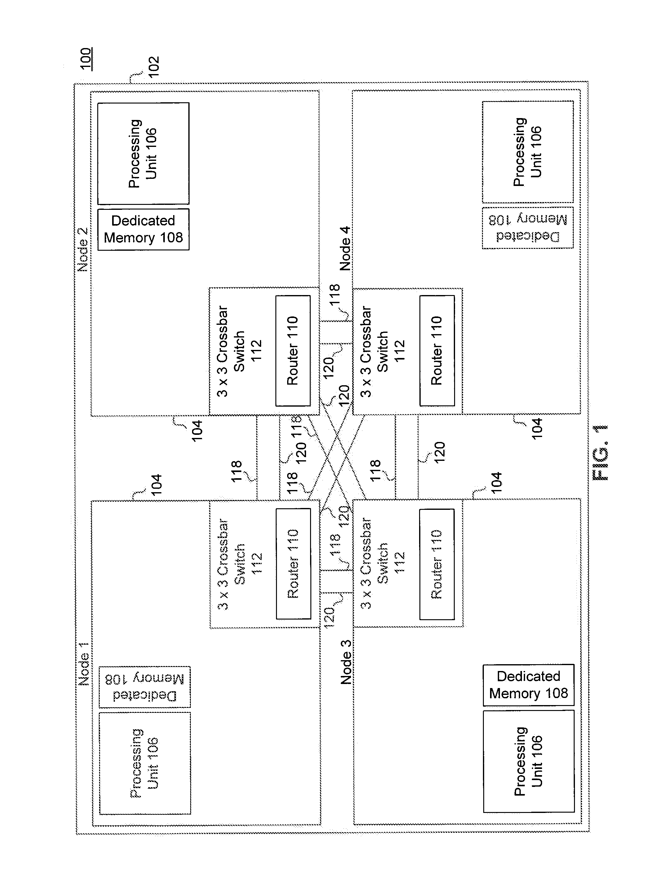 Network-on-chip architecture for multi-processor soc designs