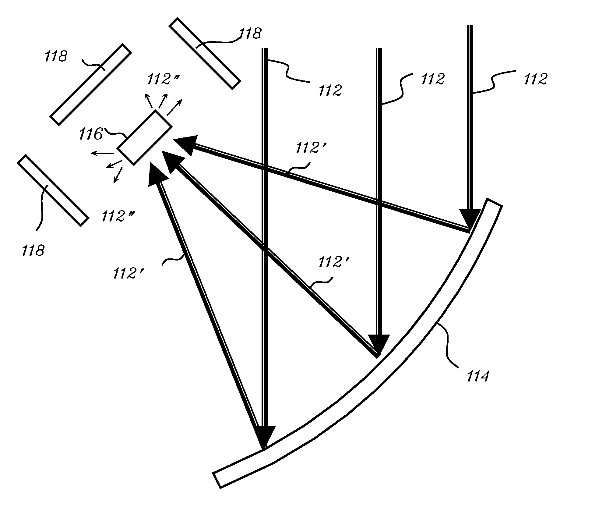 Spectrum-splitting and wavelength-shifting photovoltaic energy converting system suitable for direct and diffuse solar irradiation