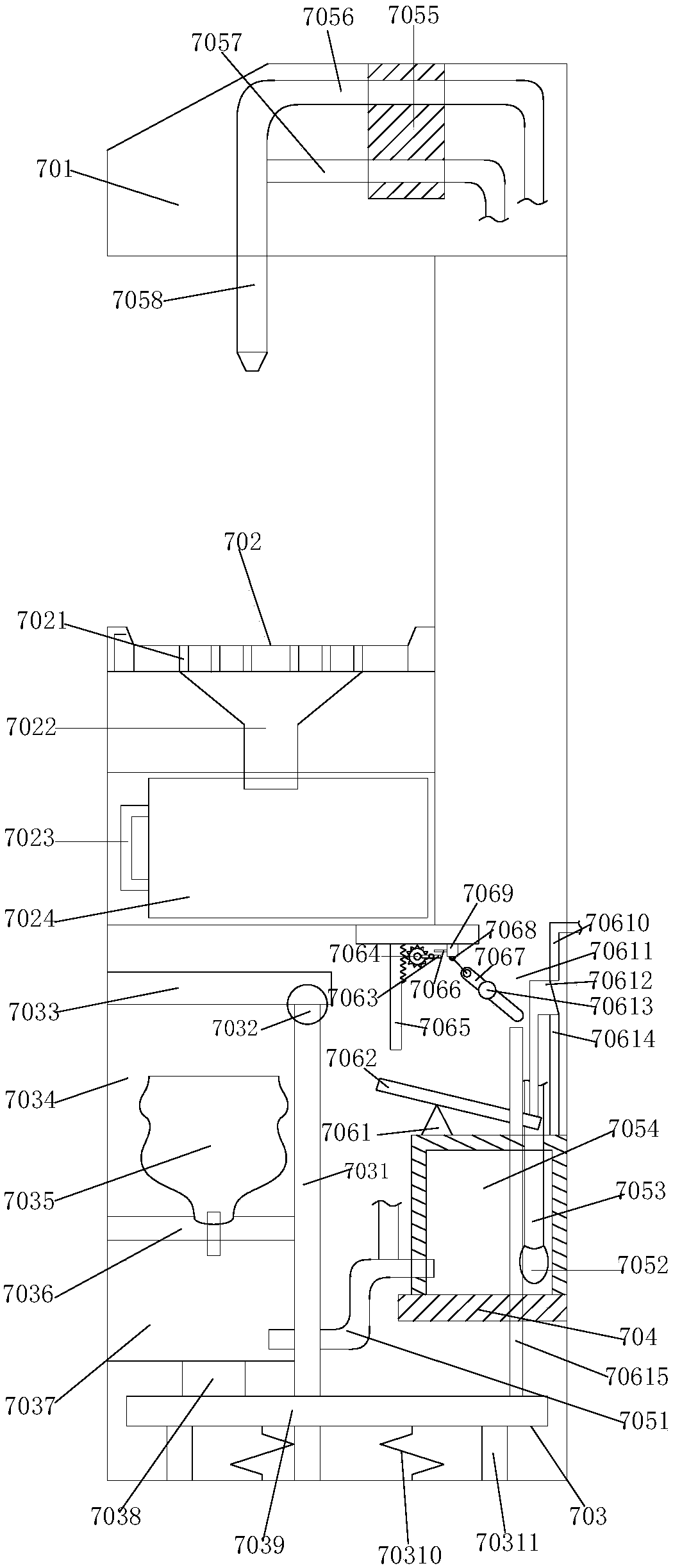 Energy-saving power-off protection control device for water dispenser