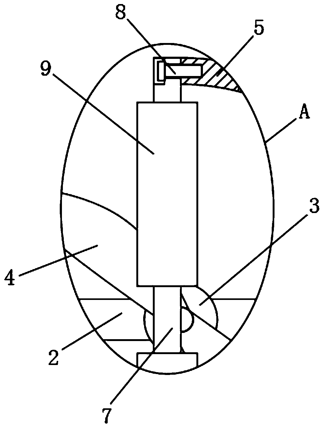 Rotor wing protecting device for agricultural plant protecting unmanned aerial vehicle