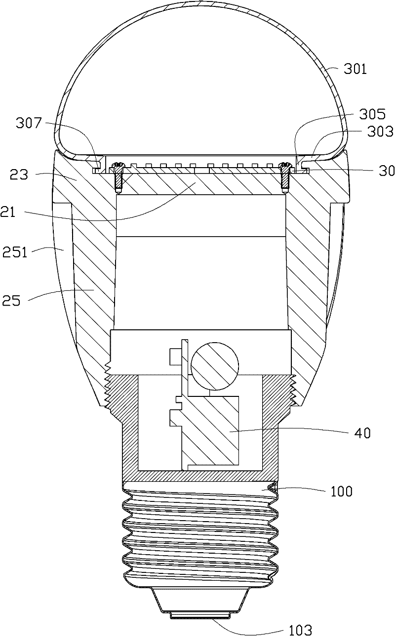 LED (light emitting diode) light fitting