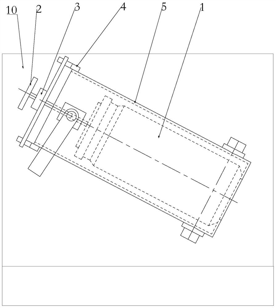 A mixing tank locking mechanism, automatic locking system and automatic mixing system