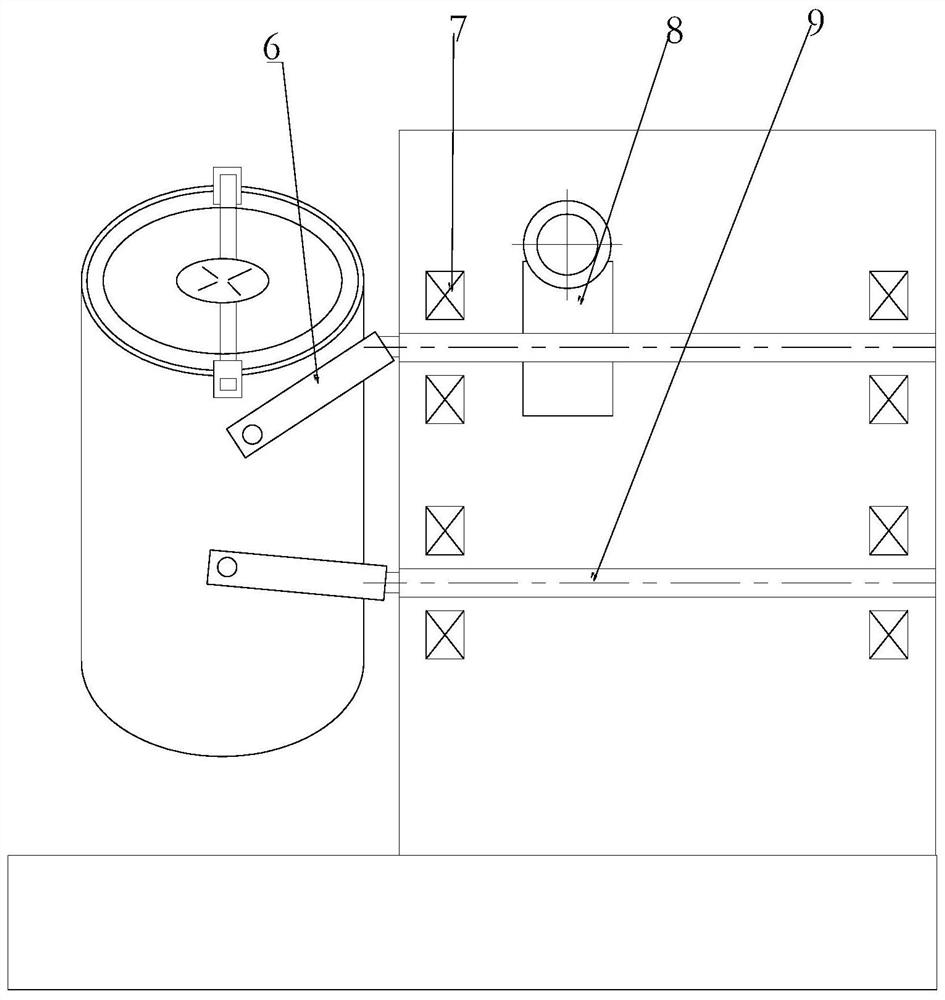 A mixing tank locking mechanism, automatic locking system and automatic mixing system