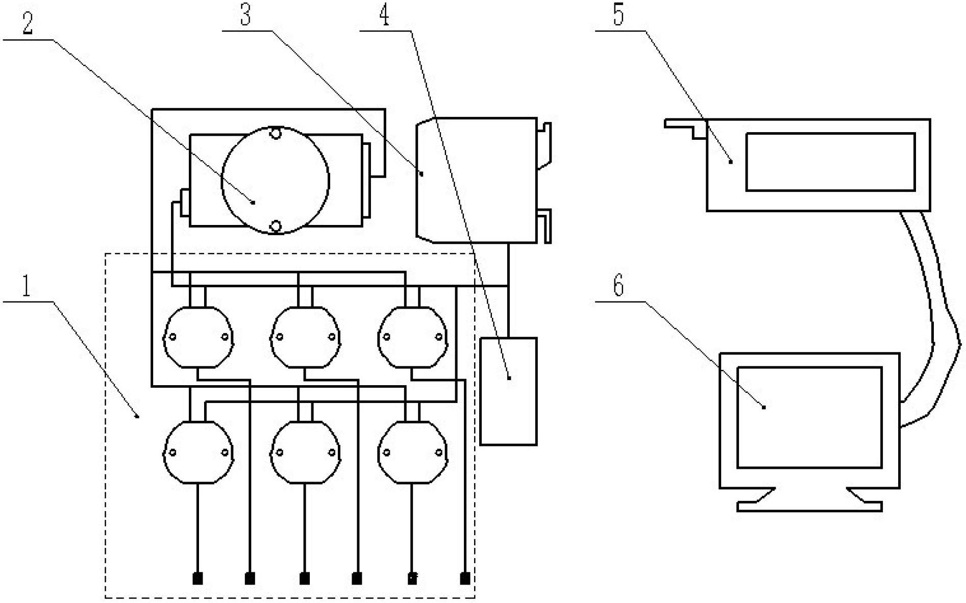 Wireless temperature measuring device for rotational molding equipment