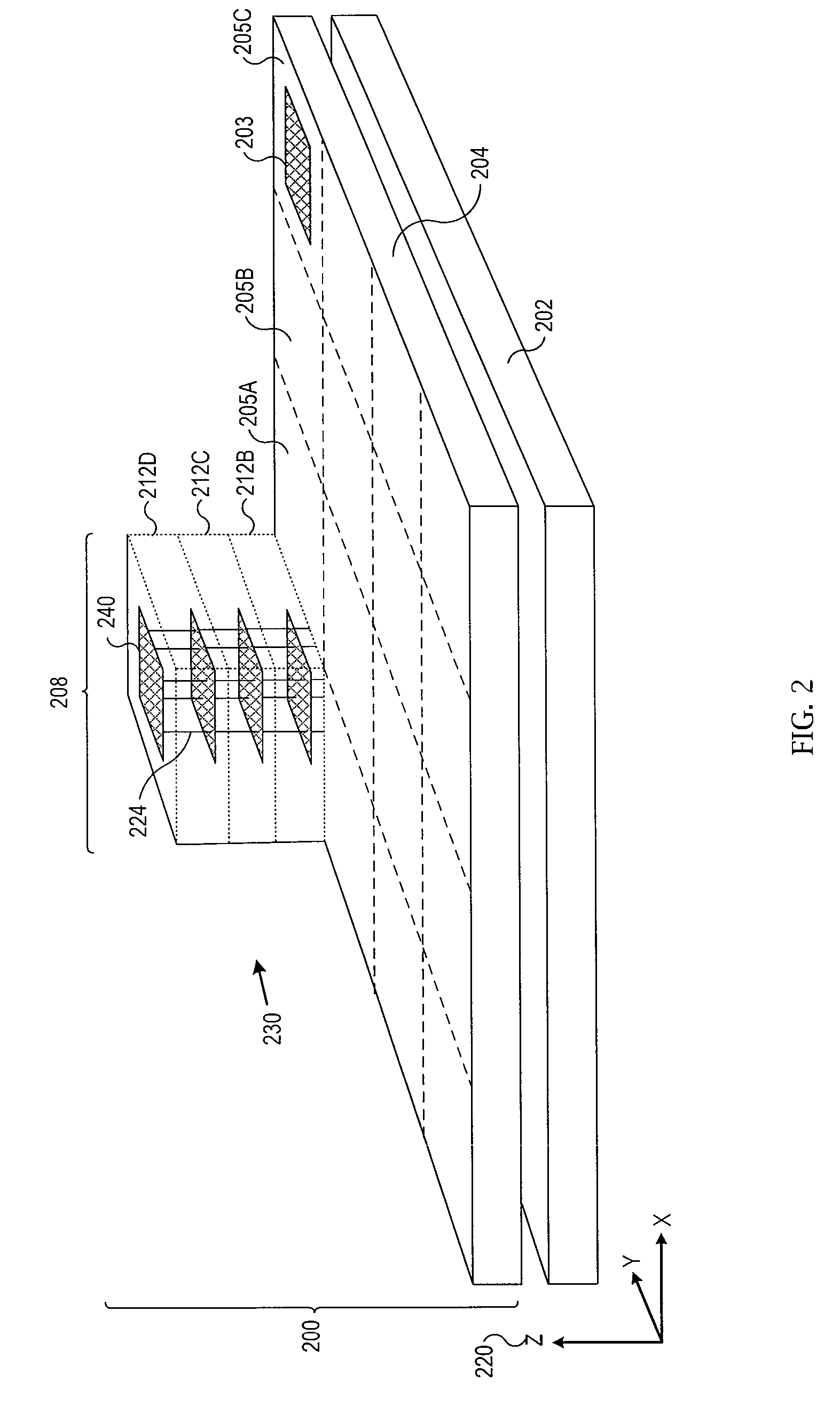 Switched interface stacked-die memory architecture