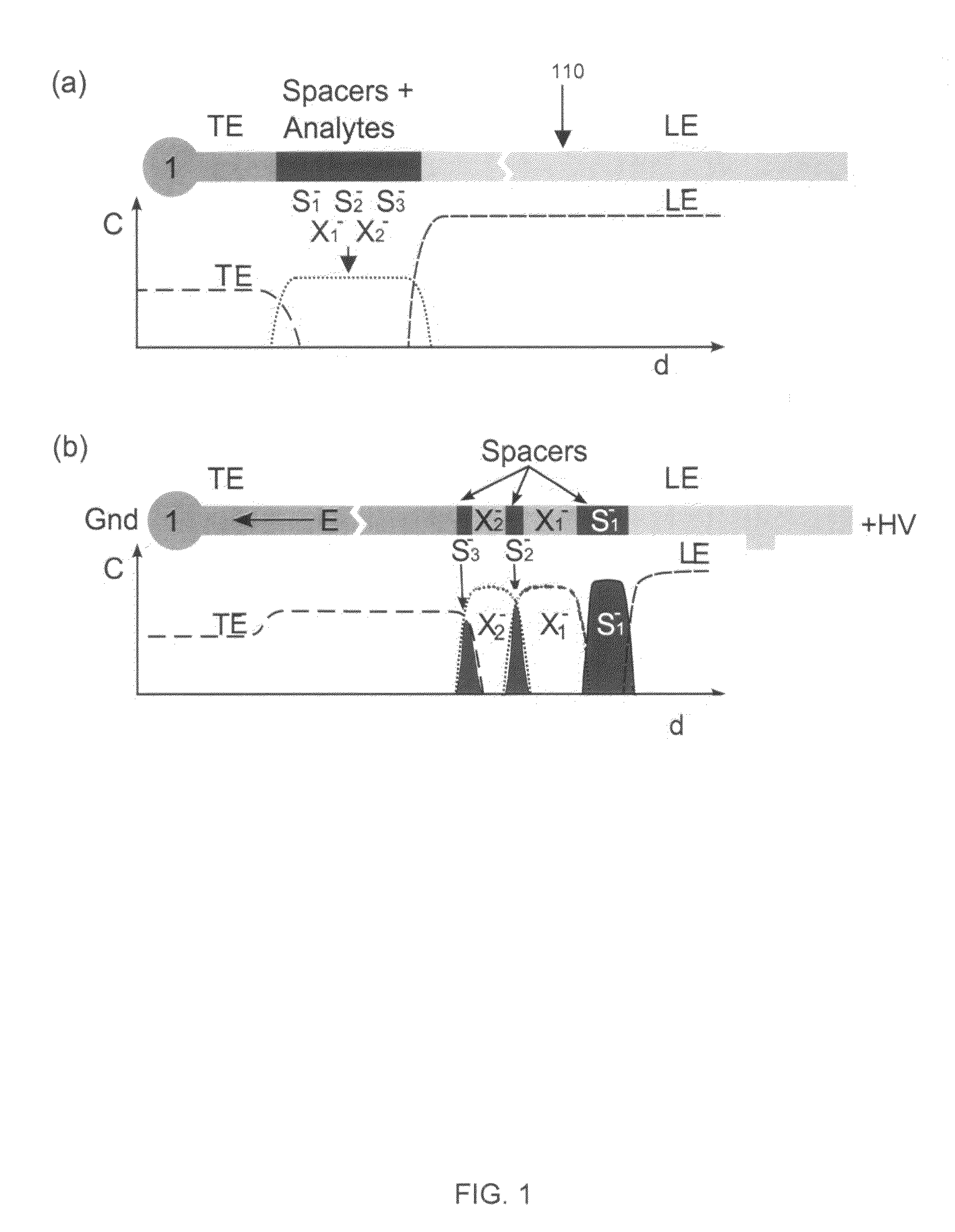 Method of detecting directly undetectable analytes using directly detectable spacer molecules