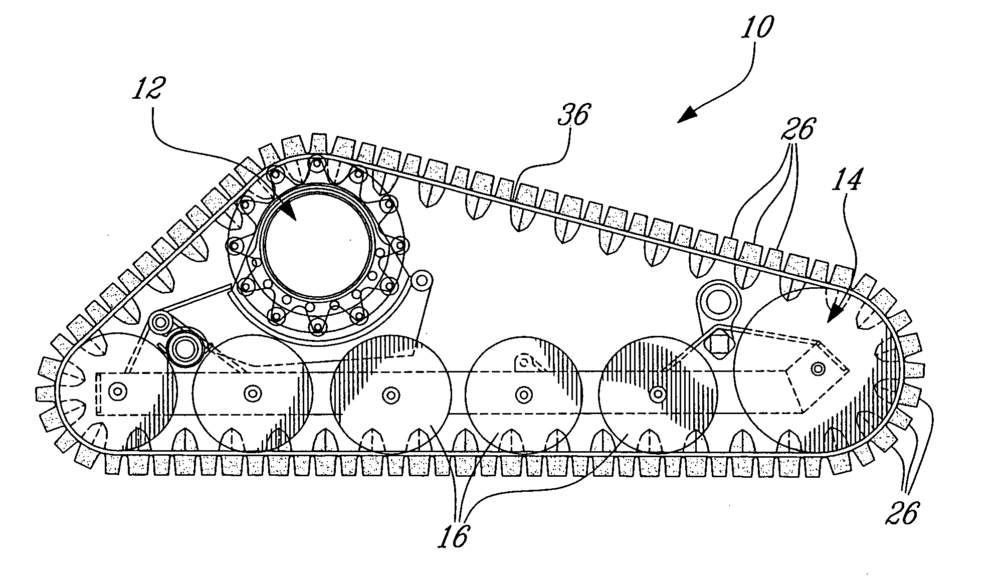 Endless track for industrial or agricultural vehicles