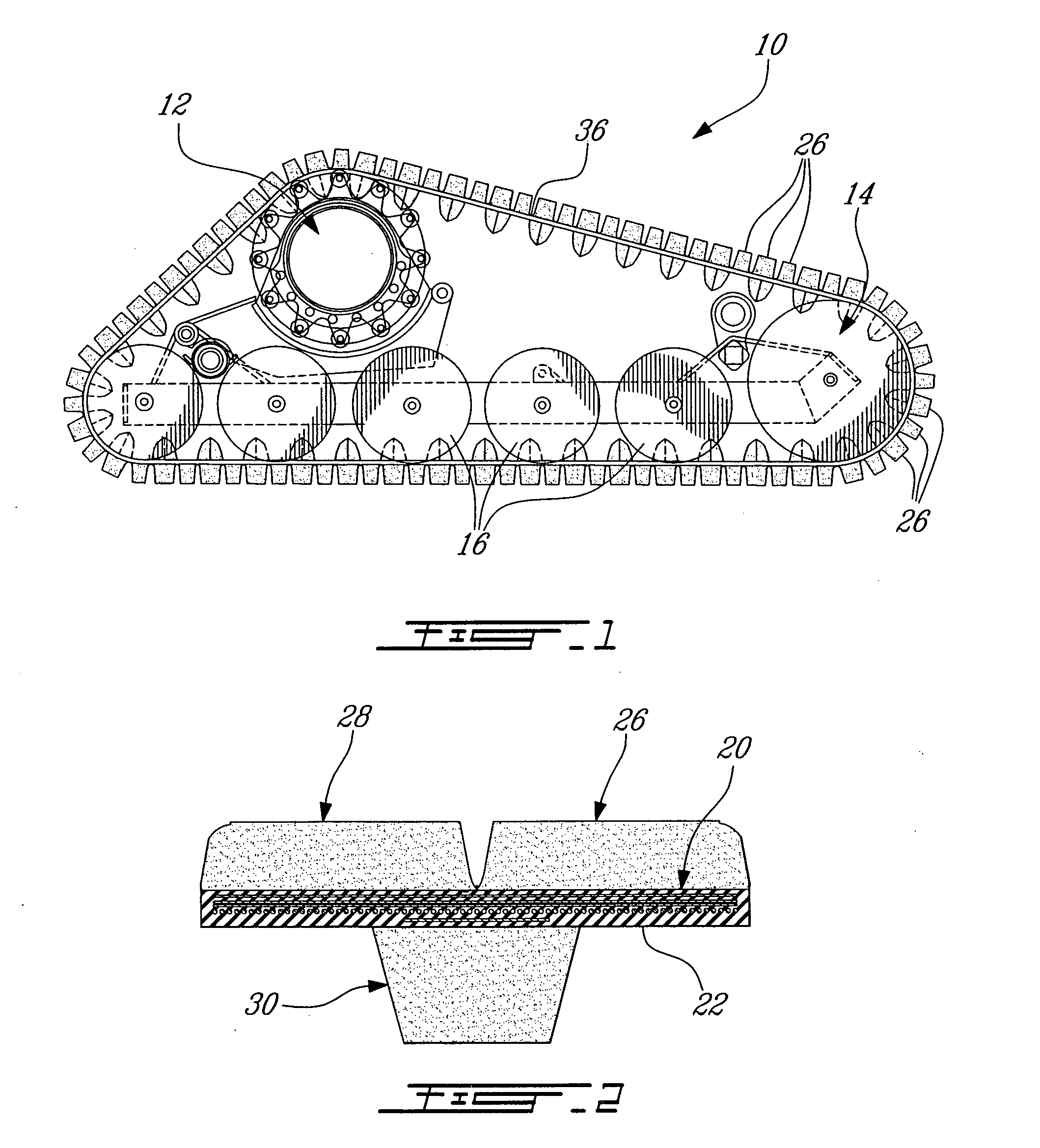 Endless track for industrial or agricultural vehicles