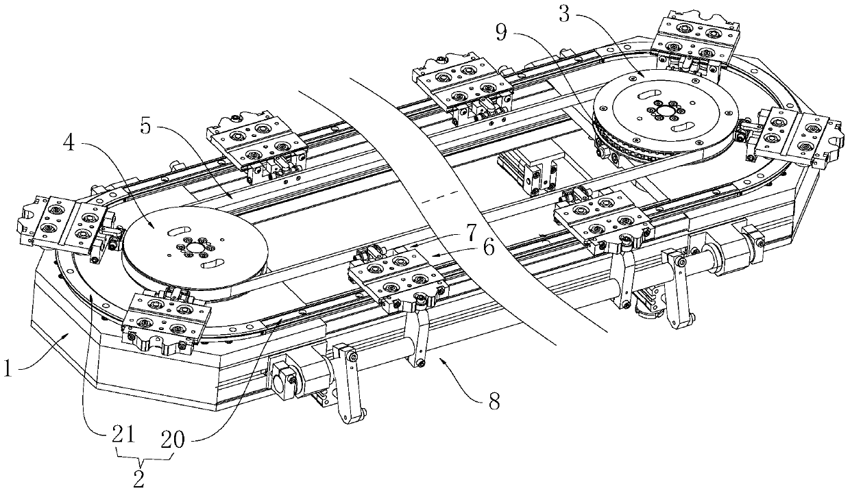 An electronic product assembly line