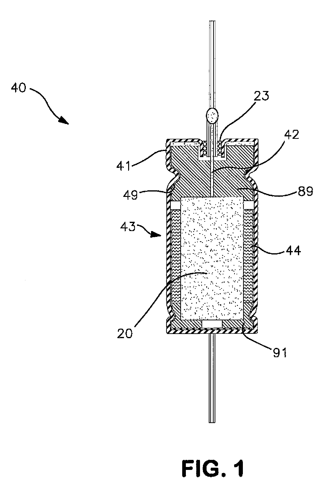 Conductive Polymer Coating for Wet Electrolytic Capacitor