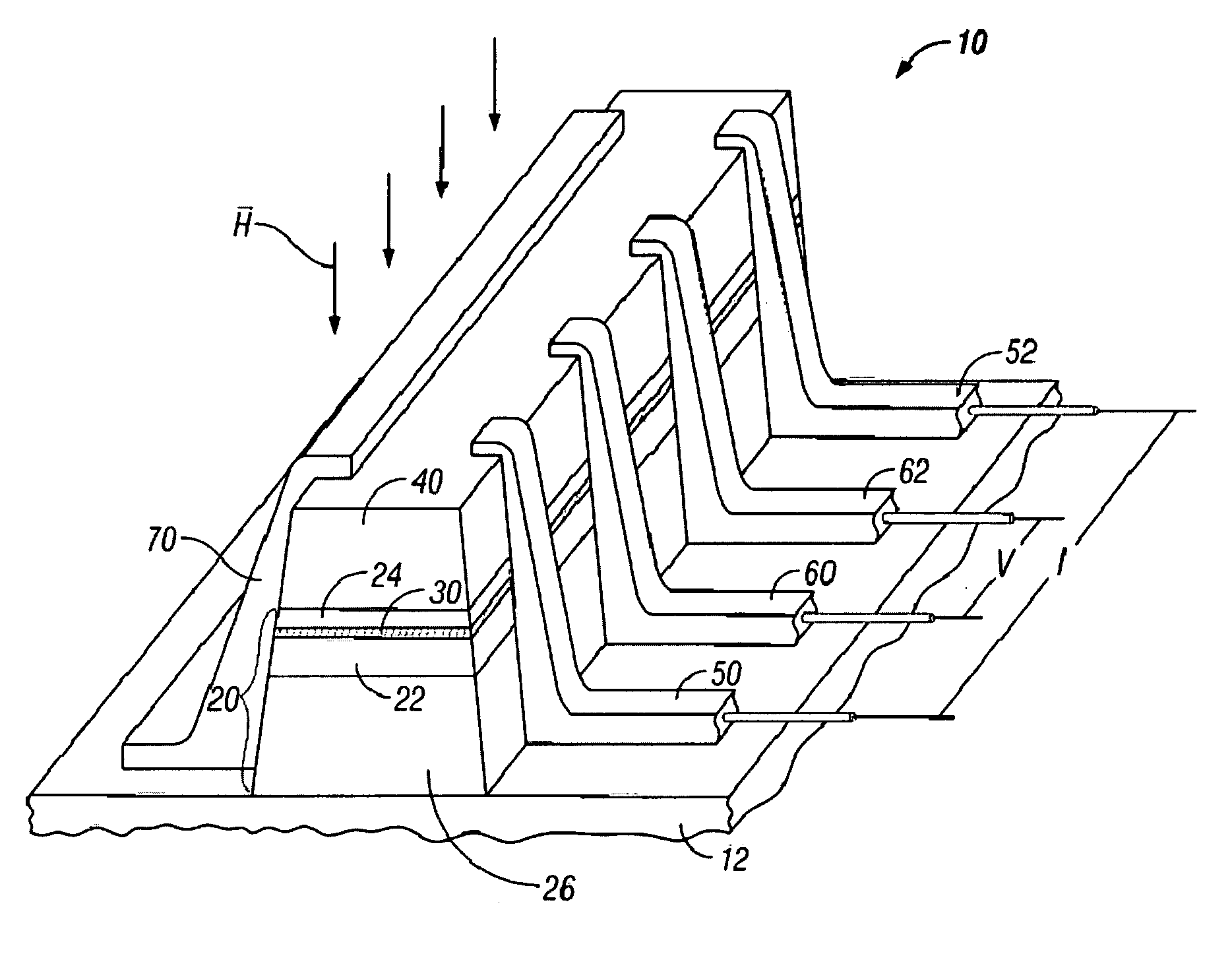 Integrated servo and read EMR sensor