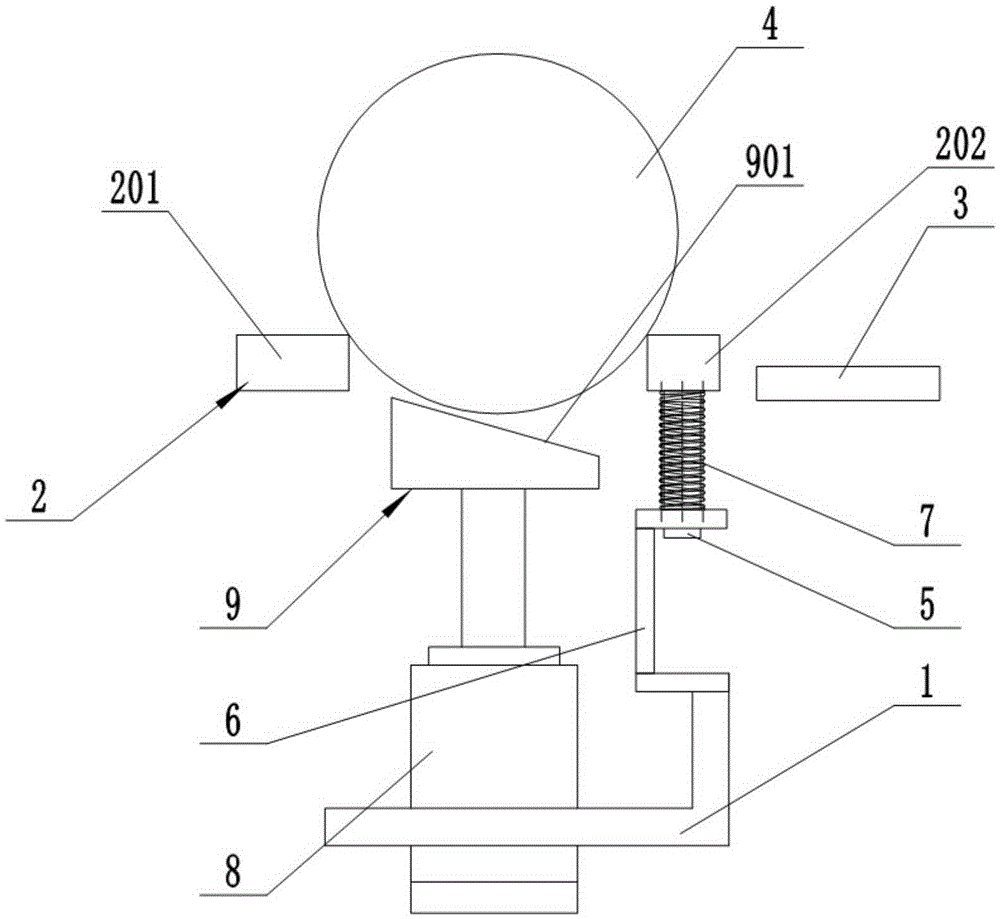 Ejection device for machining drill stem