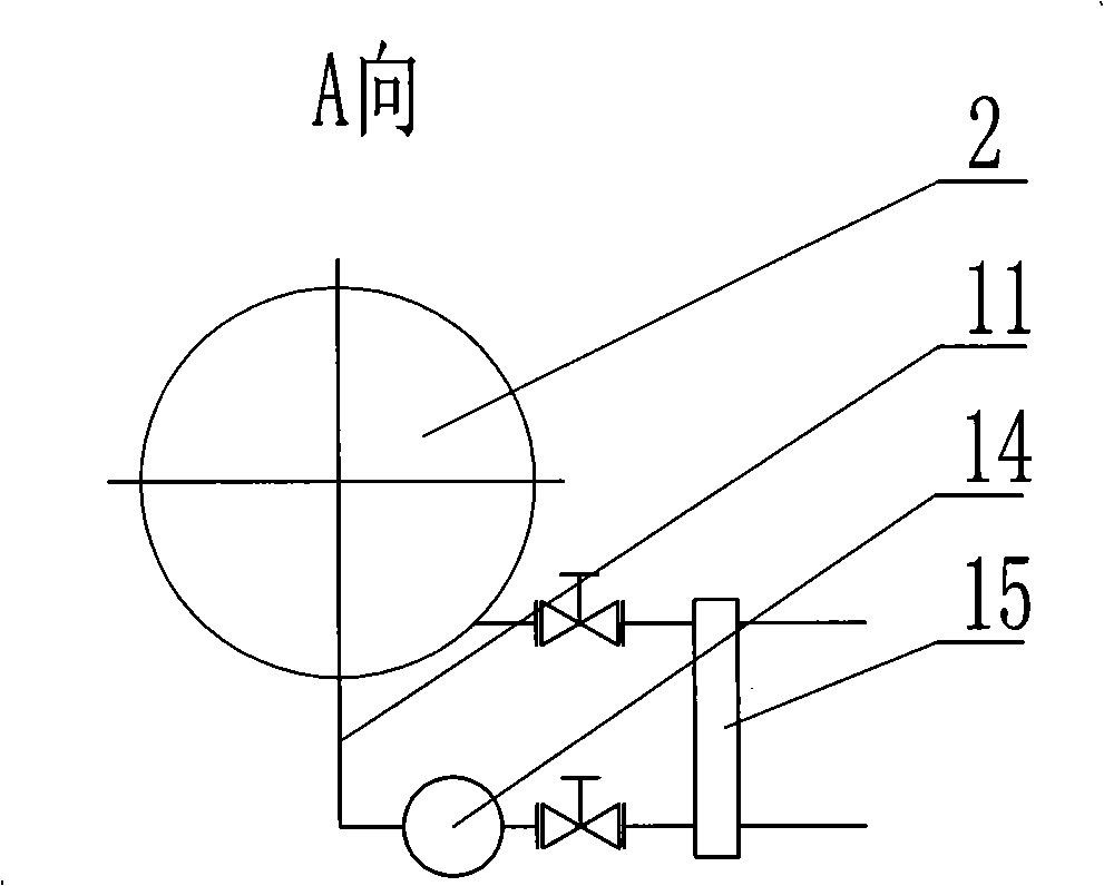 Discharging method and device of autoclave condensation water