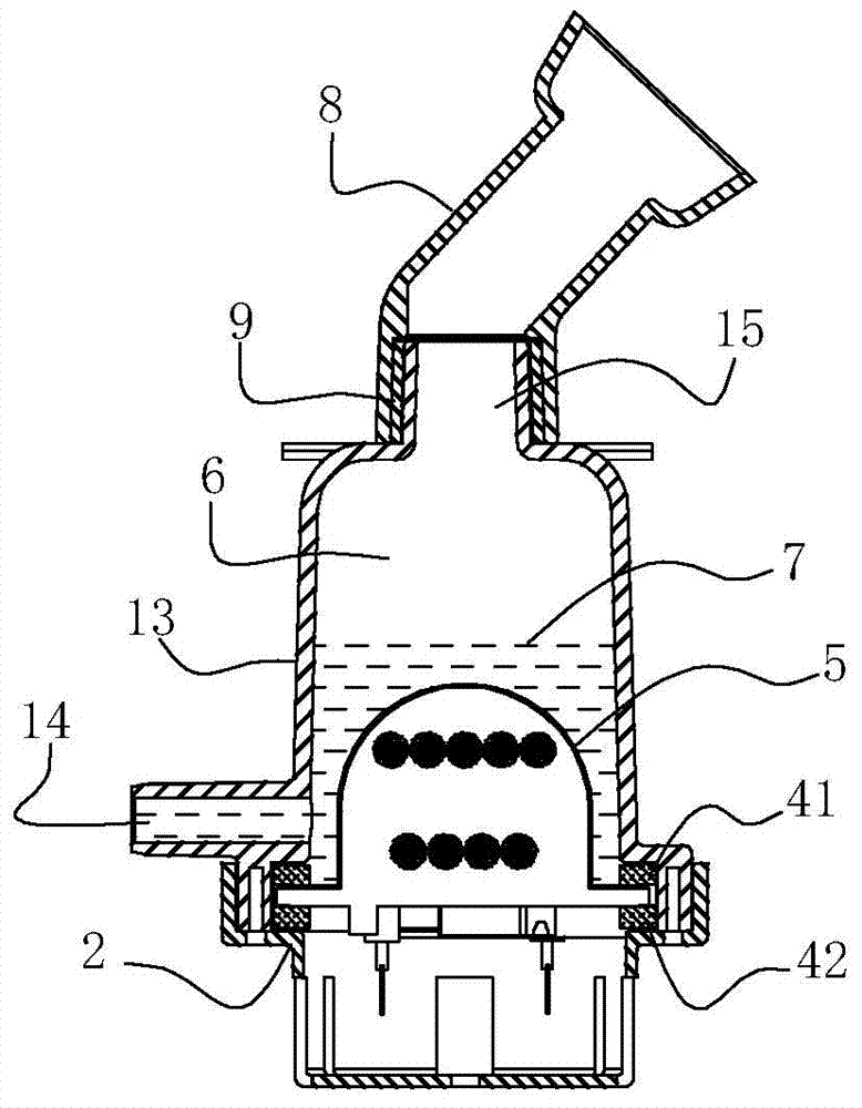 Steam generator for garment steamer