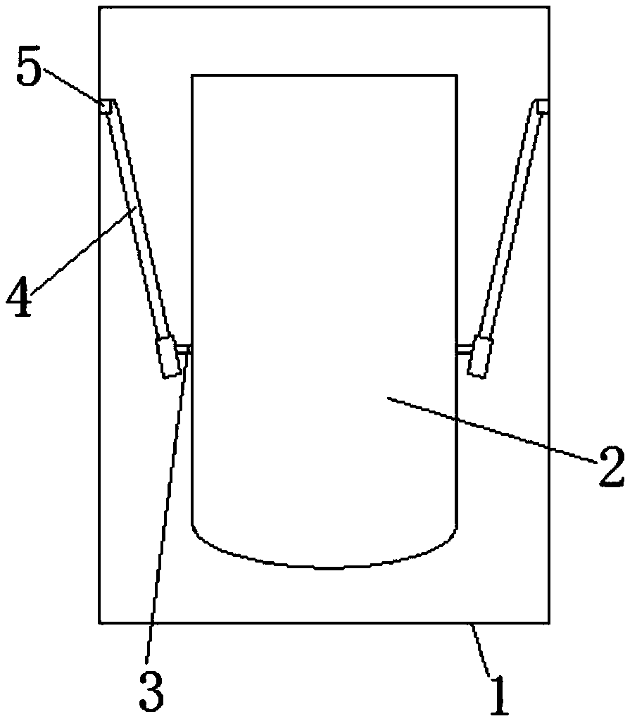 Washing machine damping suspender