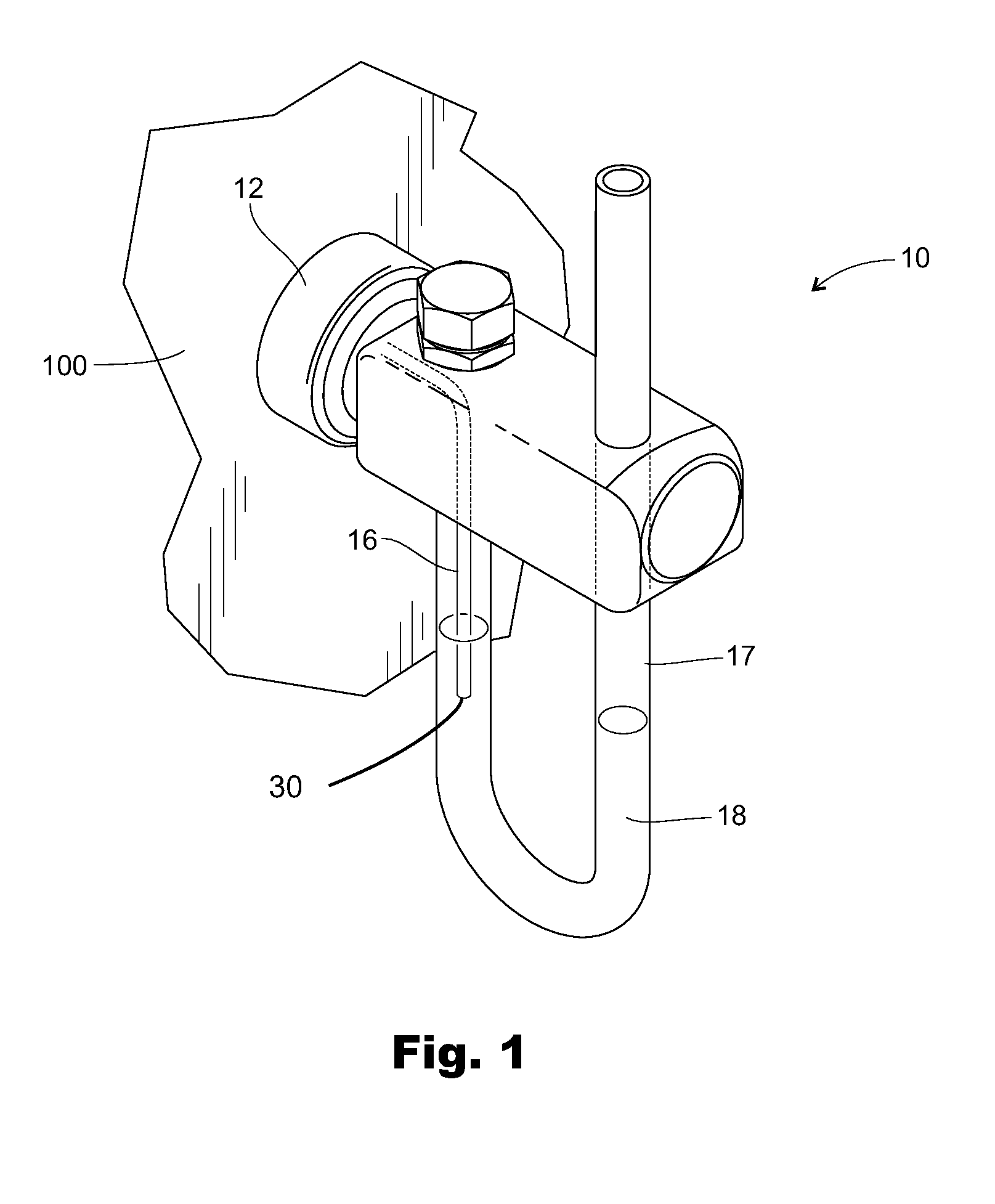 Leak detector for heat exchanger