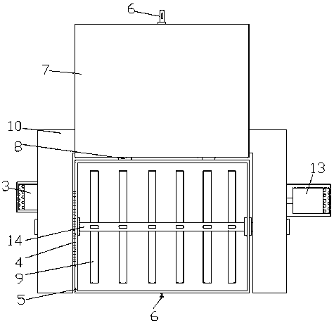 Mixing device for raw materials in koji production