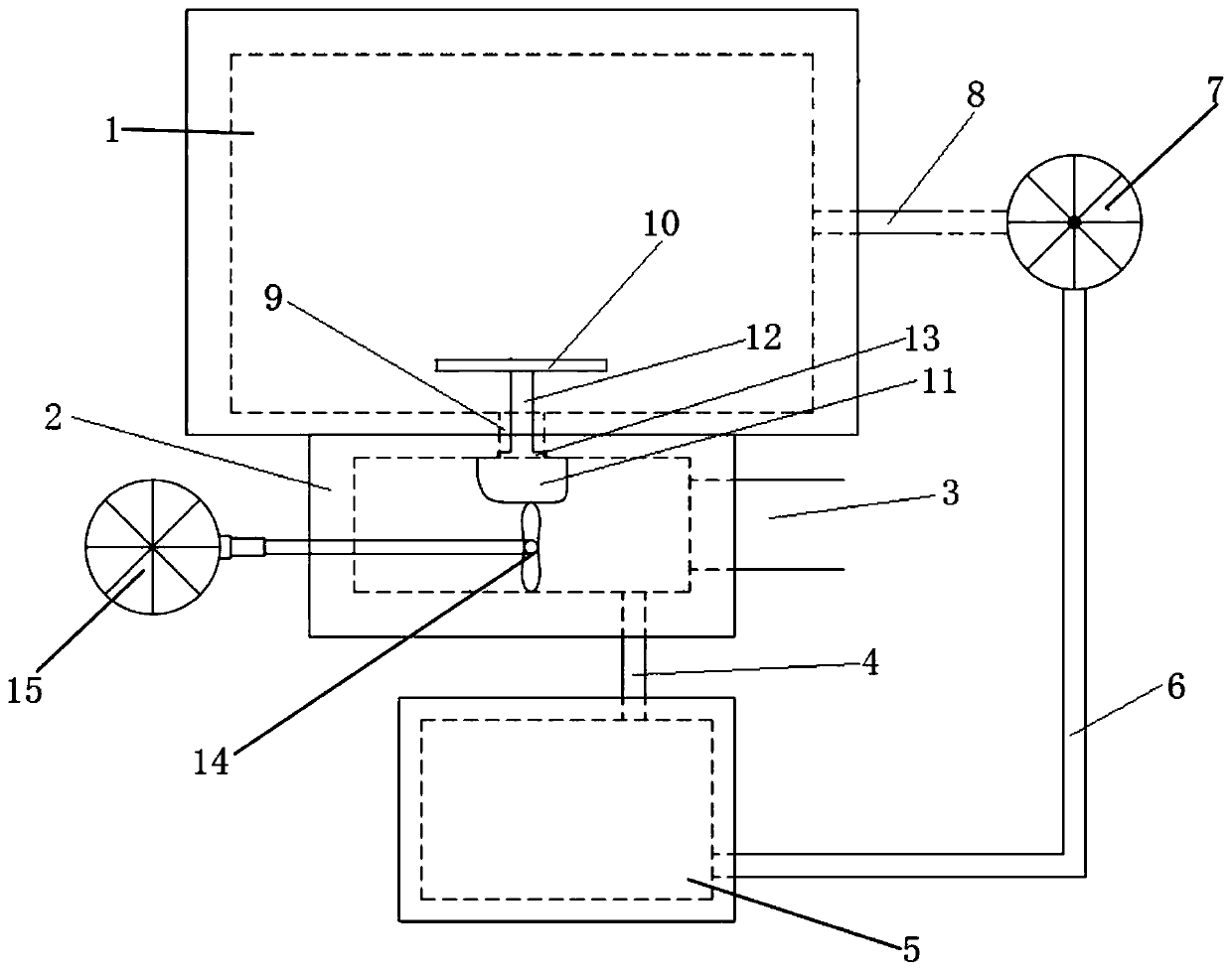 Carbon dioxide deflagration pulse type pressurizing rock breaking device and process method