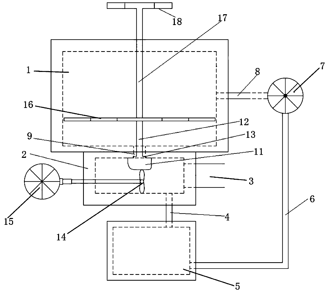 Carbon dioxide deflagration pulse type pressurizing rock breaking device and process method