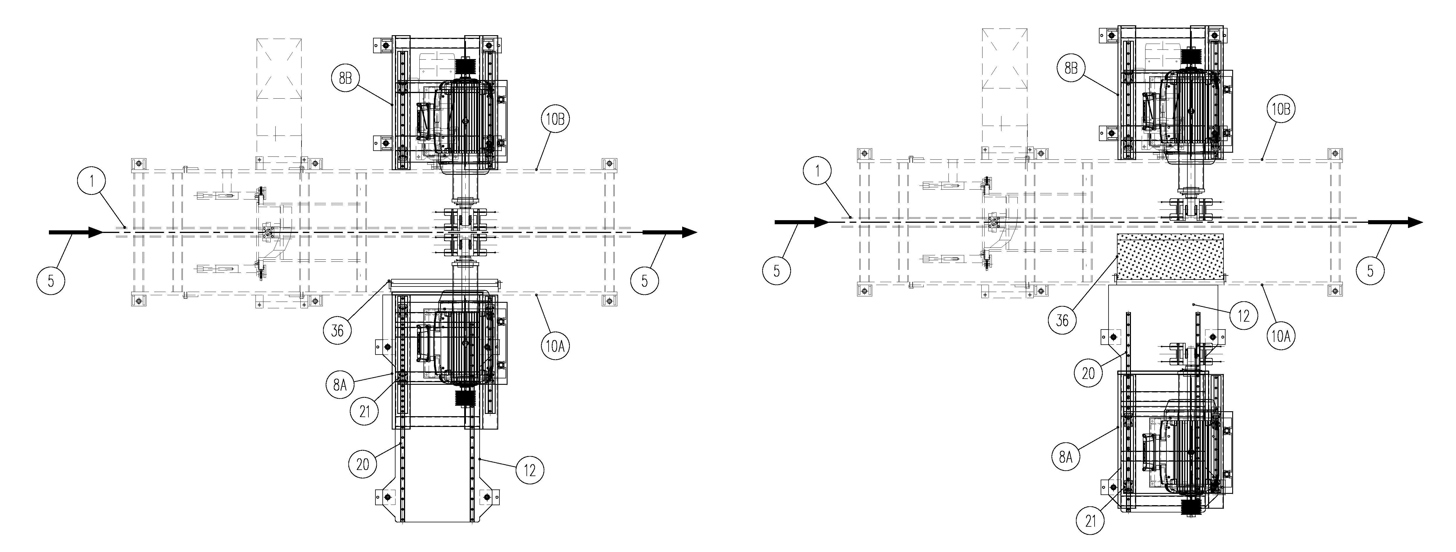 Lumber edger having accessible saws and method of accessing lumber edger saws