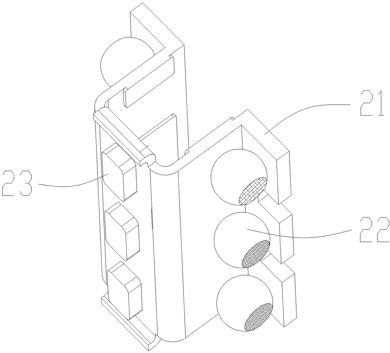 Elevator oil-free self-lubricating guide shoe