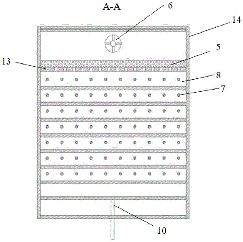 A circular countercurrent heat exchange solar seawater desalination device