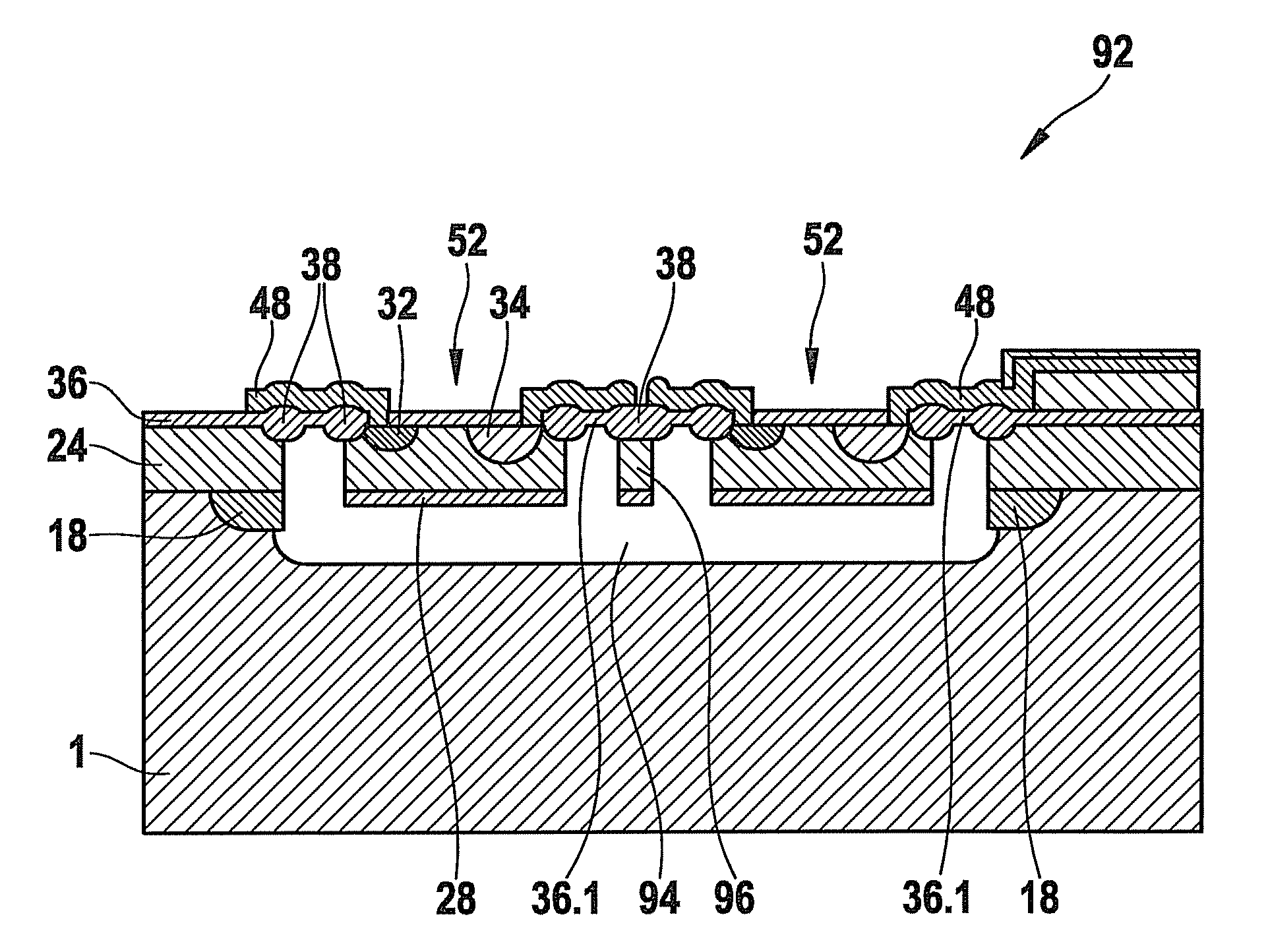 Sensor and method for its production