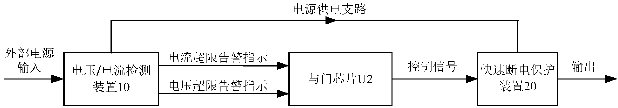 Radio-frequency power amplifier real-time monitoring and protecting circuit