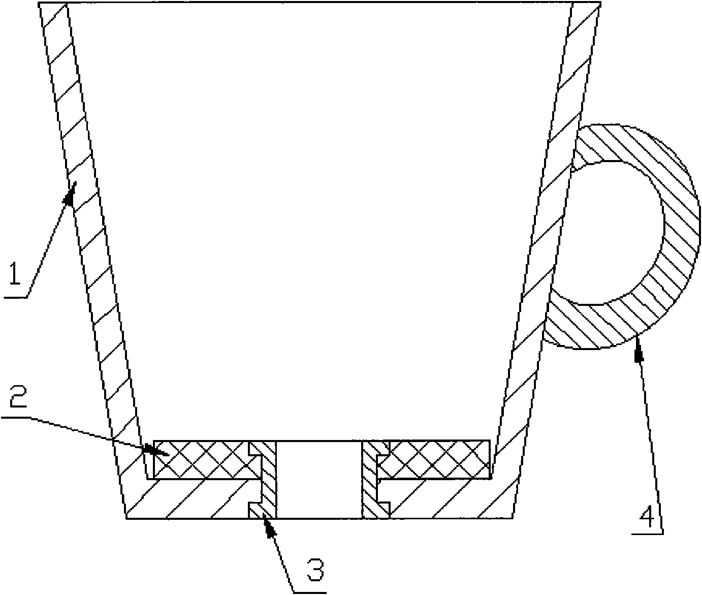 Disposable teacup saucer with magnetization function