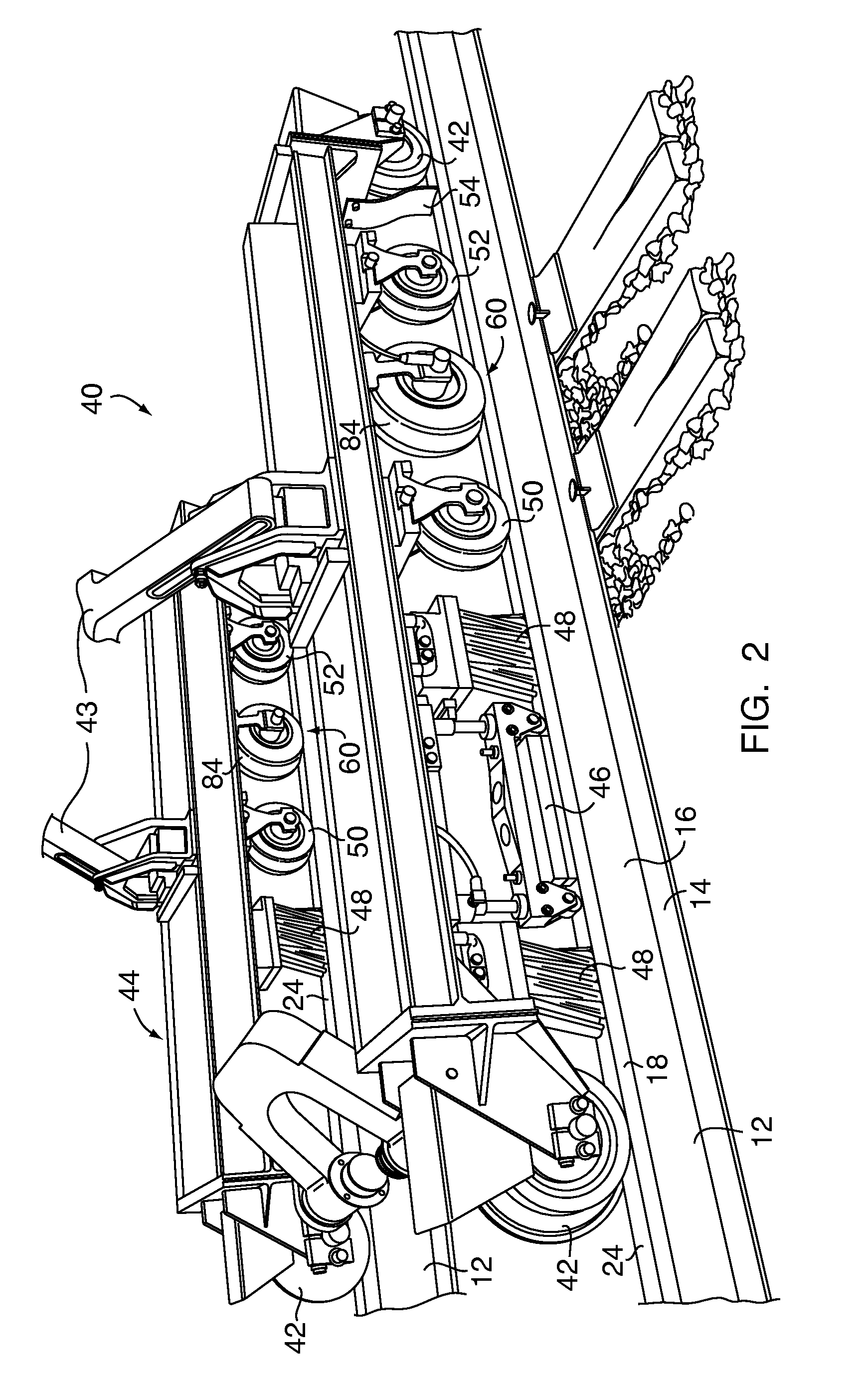 Method of and an apparatus for in situ ultrasonic rail inspection of a railroad rail