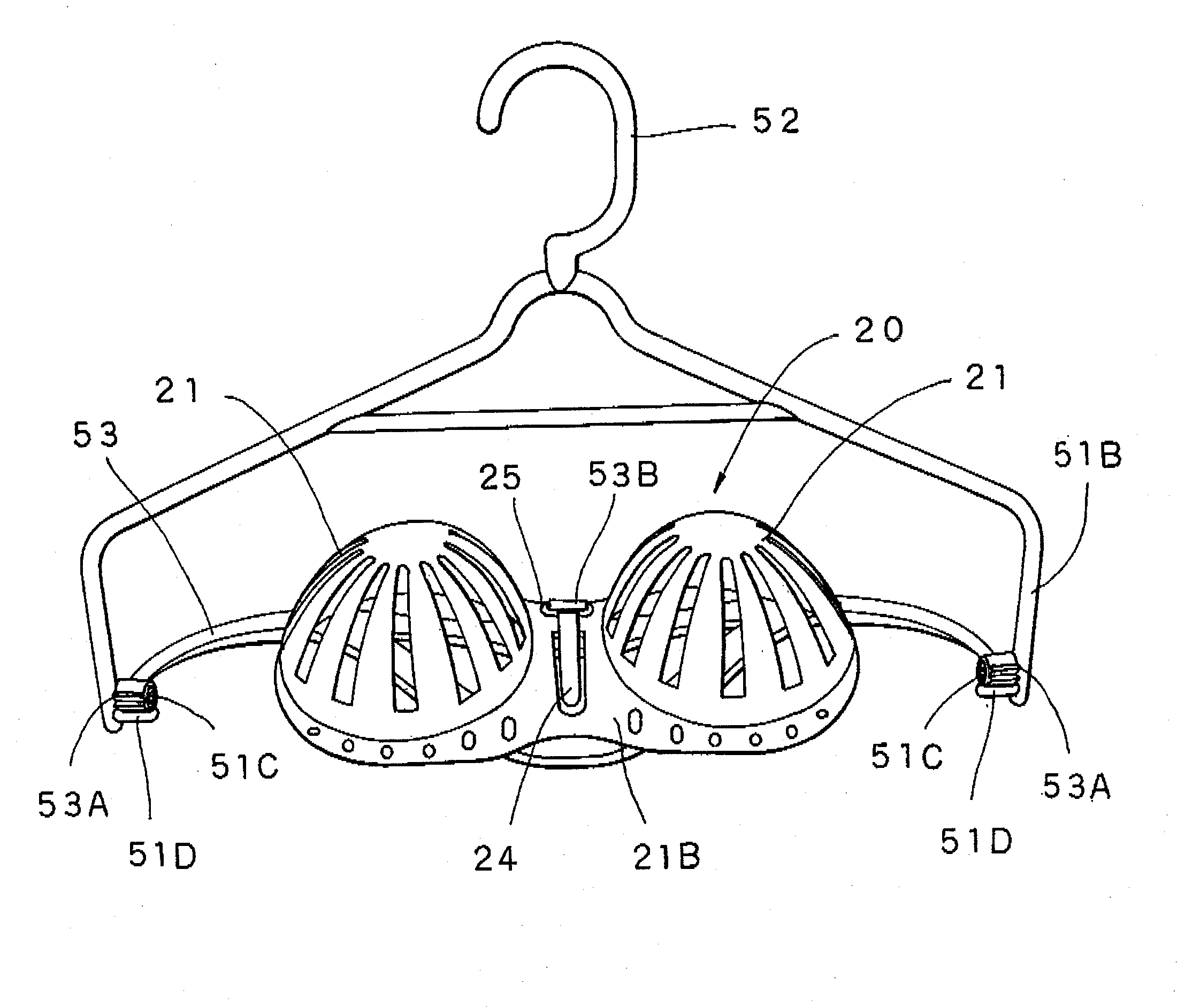 Brassier washing utensil