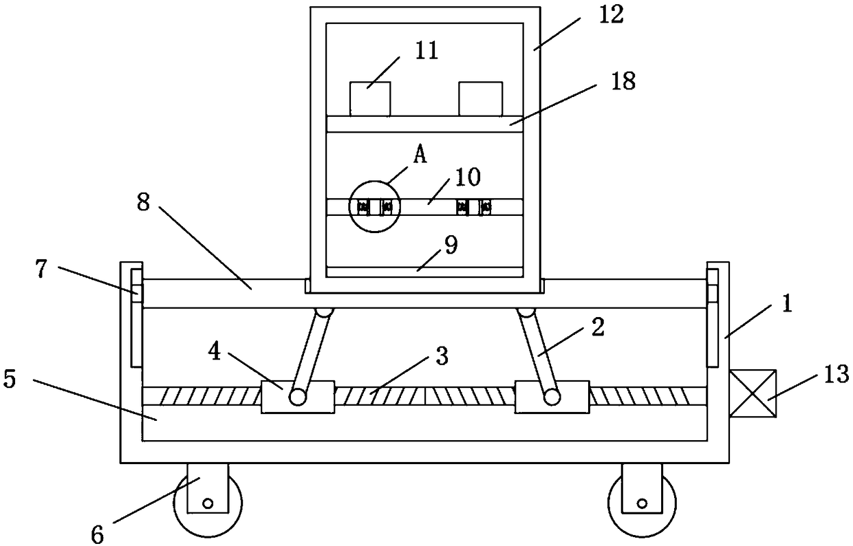 Mechanical maintenance device for automobile spare part manufacturing