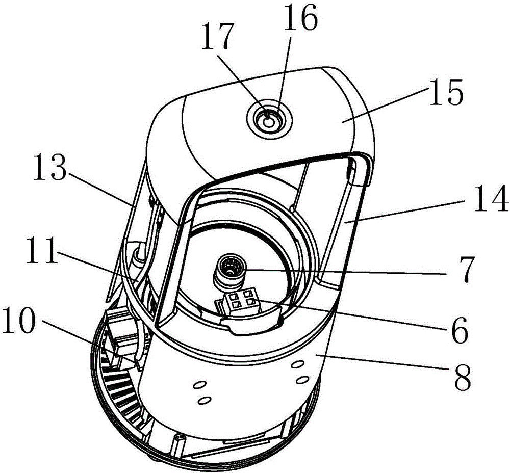 Vacuum PTC-heating-type wall-breaking food processor with wifi module