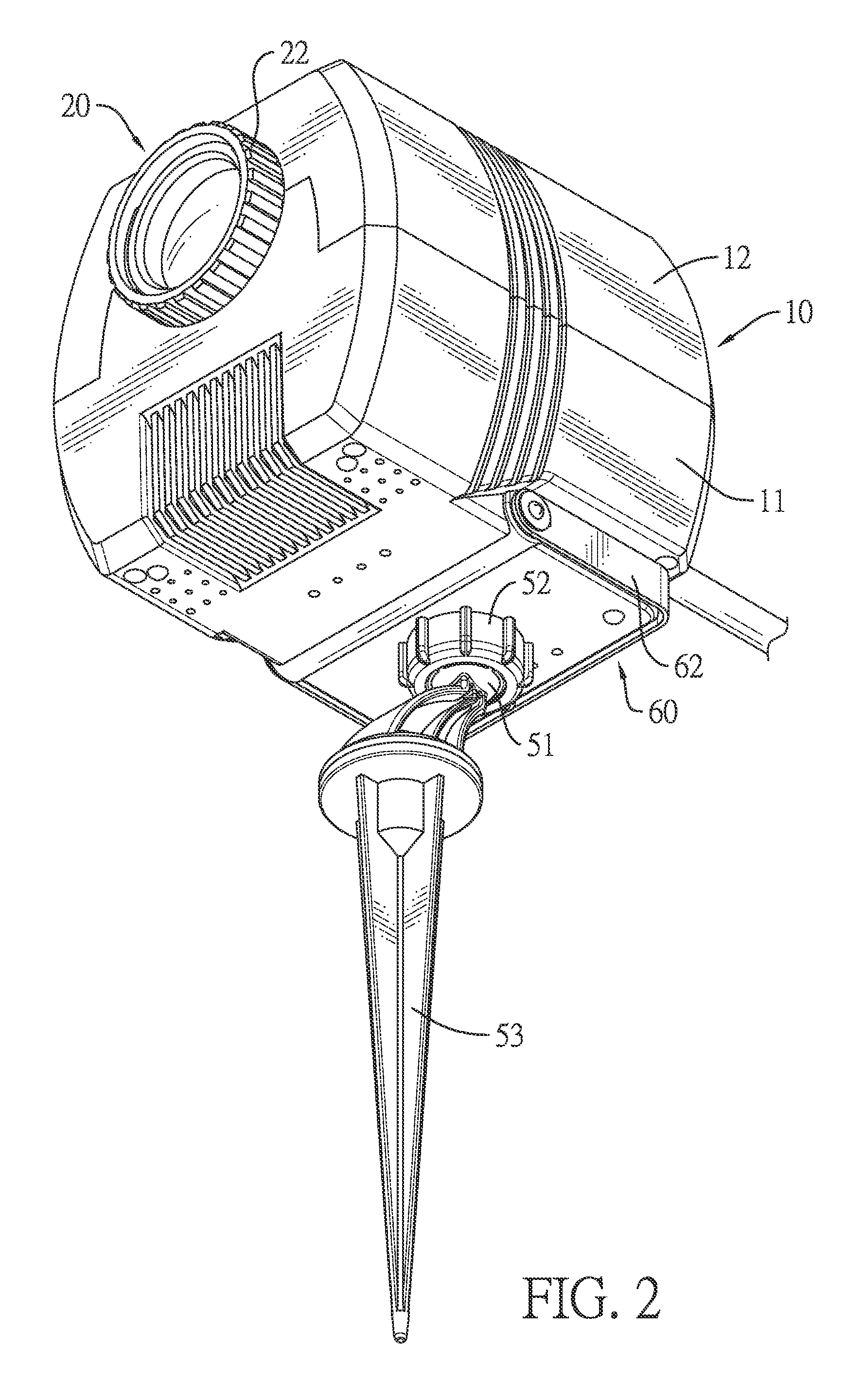 Indoor-outdoor projector