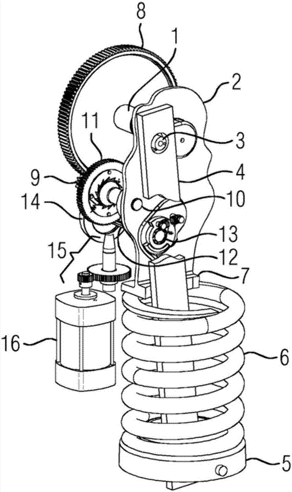 Device comprising a transmission assembly having an override clutch with a freewheeling member