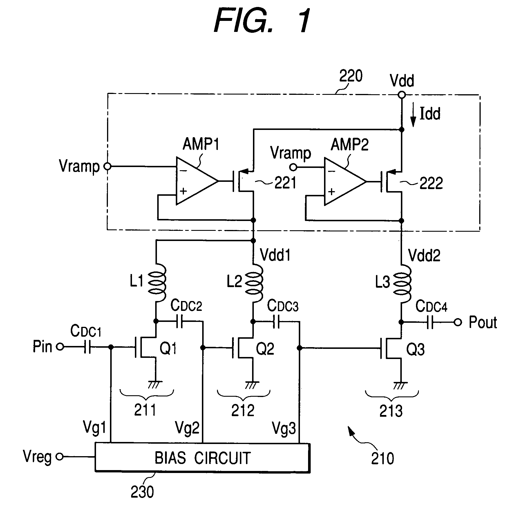 High frequency power amplifier circuit and radio communication system