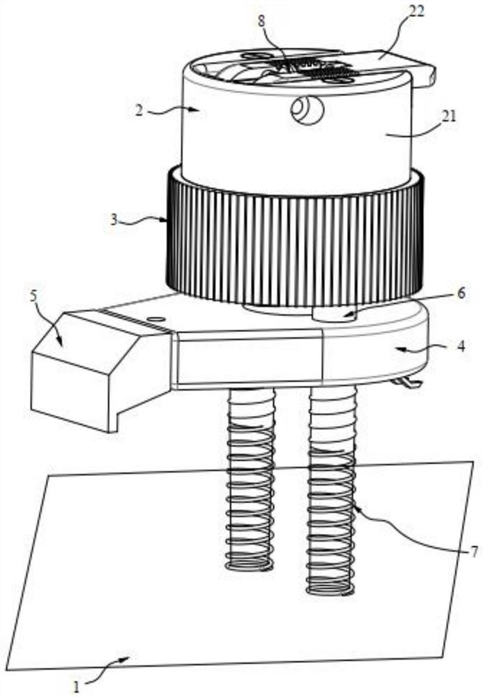 Crimping type jig and screen lightening equipment