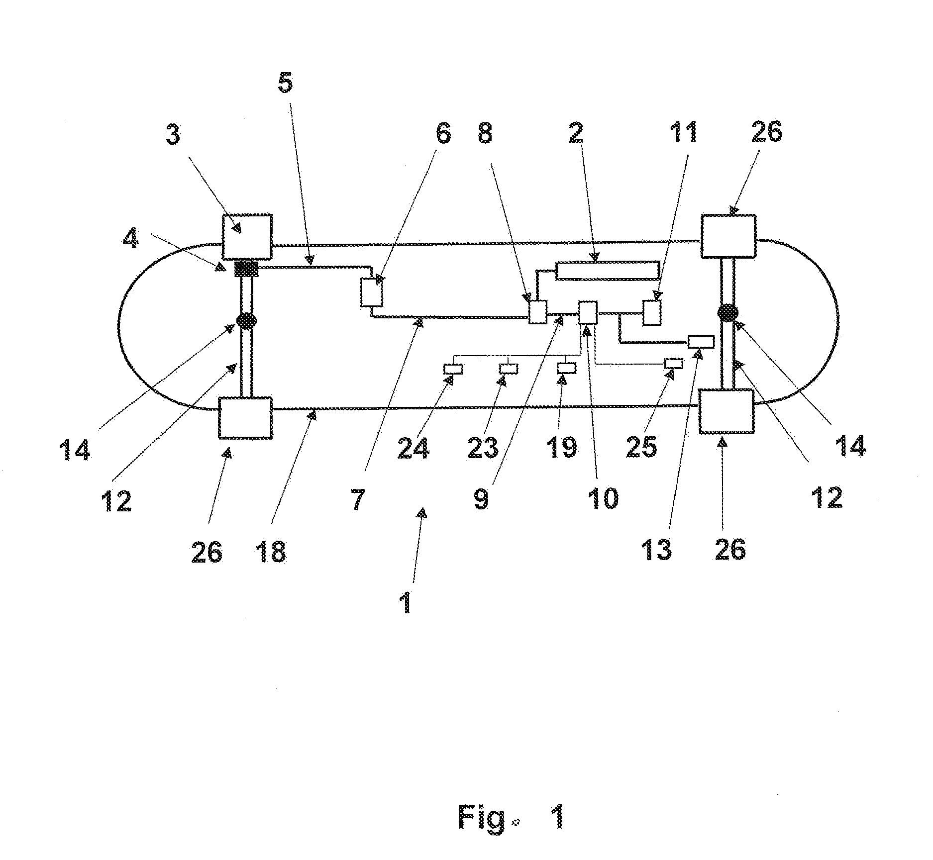 Motor control and regulating device, especially for an electrically driven skateboard or longboard