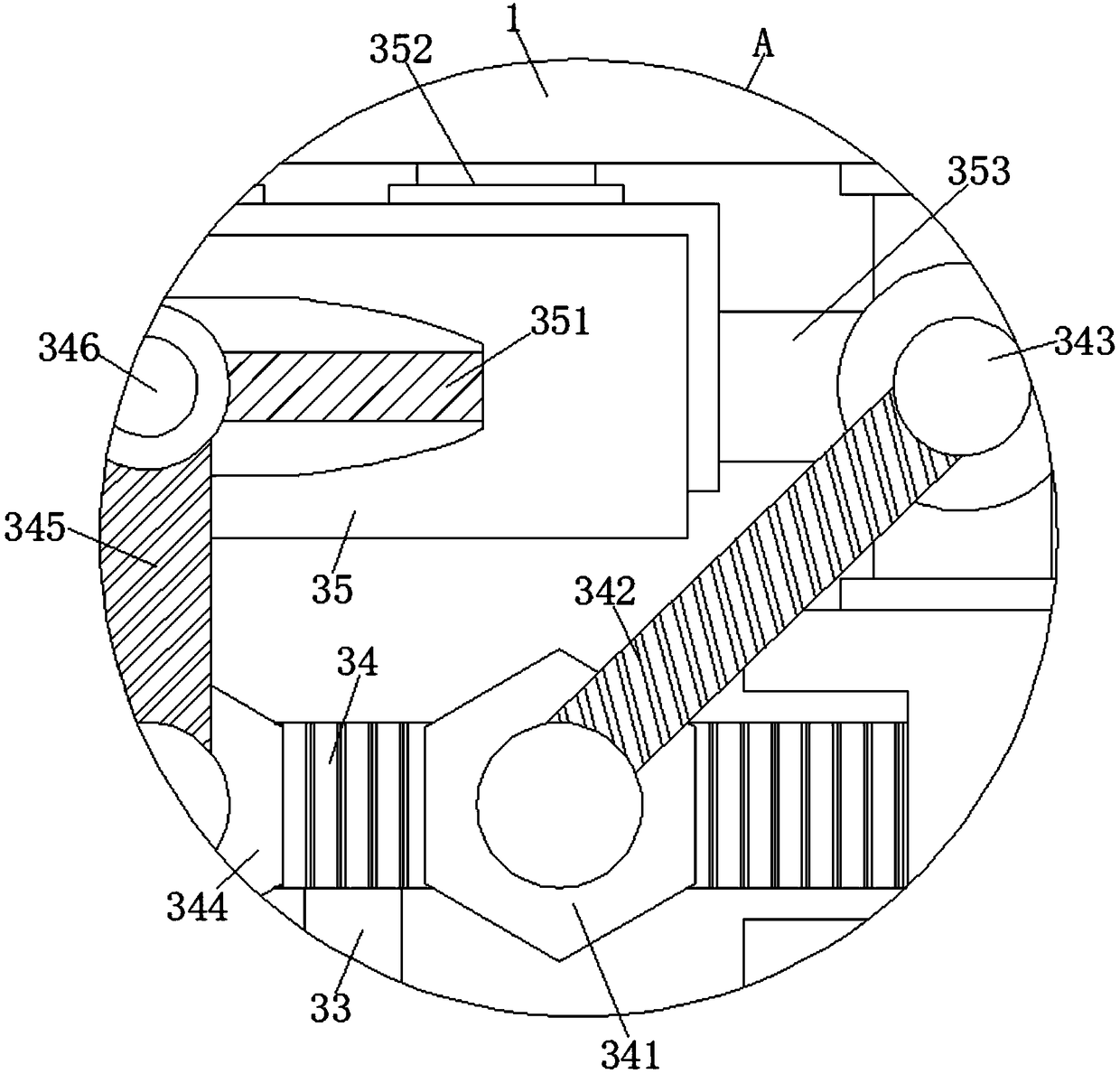 Side-prevention type assemble clamping position device for ship part