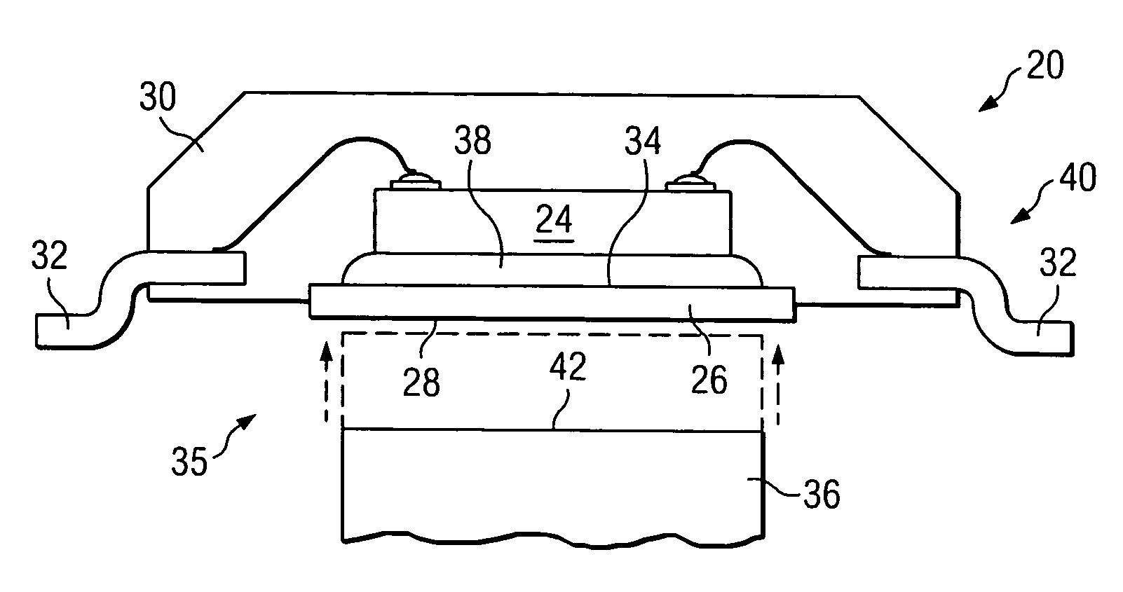 Thermal testing method for integrated circuit chips and packages