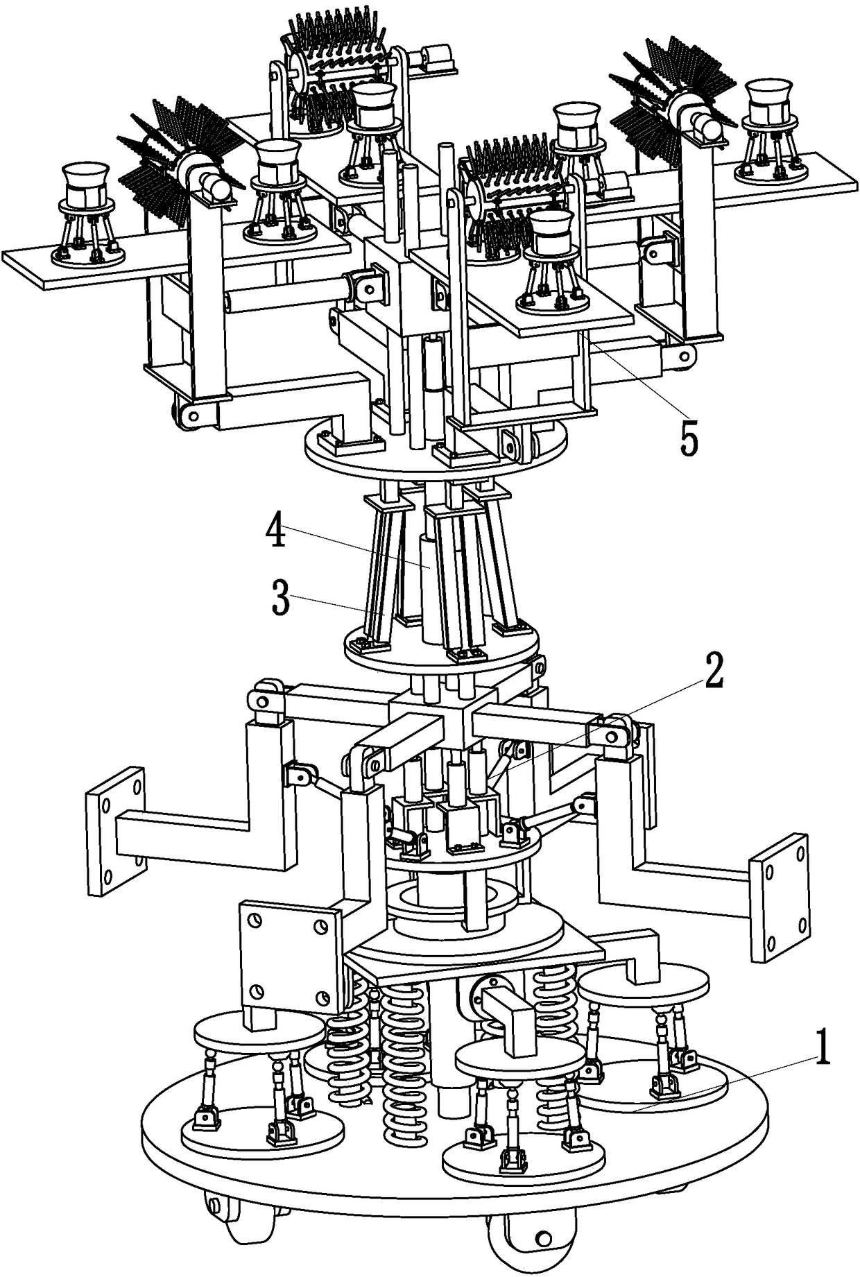 Building environmental-protection cleaning machine