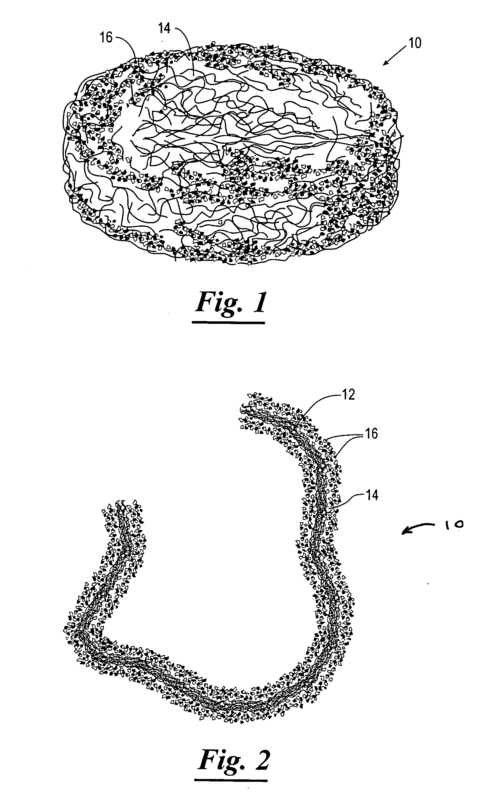 Flexible reticulated foam fluid treatment media and method of preparation