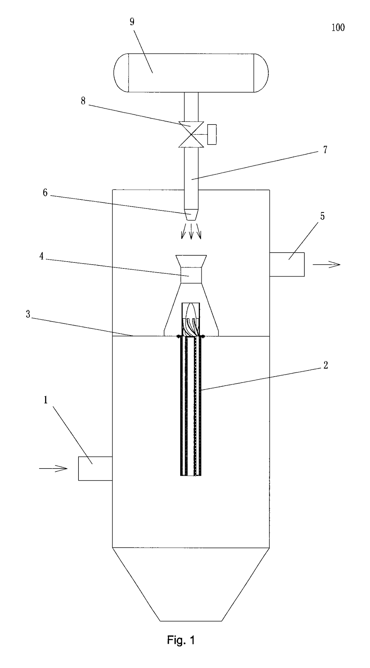 Filter tube for high temperature gas-solid separation