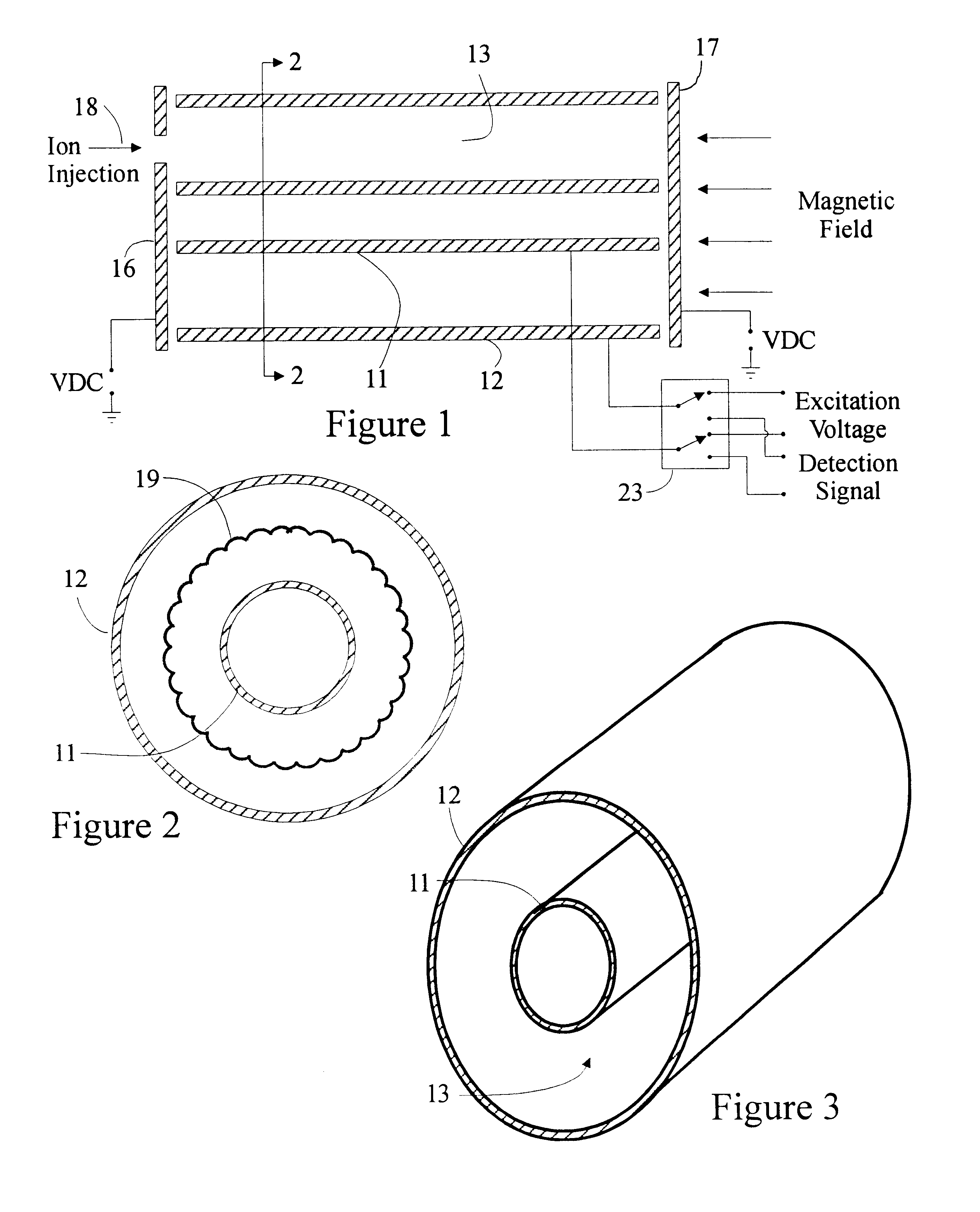 High capacity ion cyclotron resonance cell